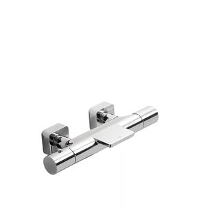 miscelatore doppio comando da doccia / per vasca / da parete / in metallo cromato