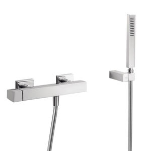 miscelatore da doccia / da parete / in metallo cromato / da bagno