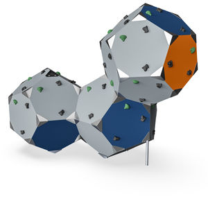 struttura d'arrampicata per parco giochi
