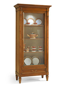 credenza con alzata in stile Direttorio / in vetro / in legno