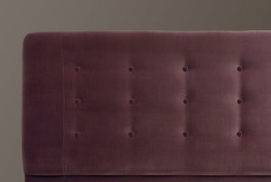 testiera per letto matrimoniale / moderna / in tessuto