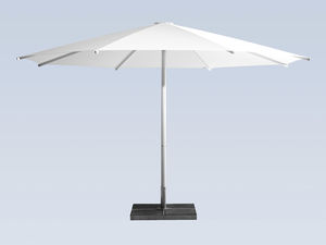 ombrellone contract / in tessuto / in alluminio / resistente al vento