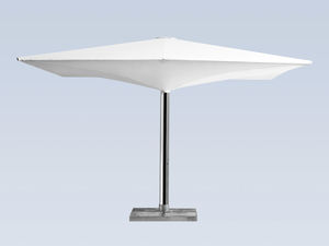 ombrellone contract / in tessuto / in alluminio / con illuminazione incorporata