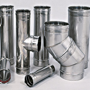 canna fumaria in acciaio inox / sistema completo