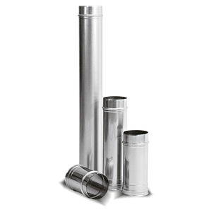 canna fumaria in acciaio inox