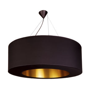 lampada a sospensione / moderna / in tessuto / da interno