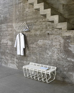 panca design originale / in quercia / in frassino / in metallo