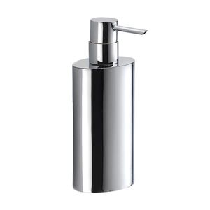 distributore di sapone da appoggio / in metallo cromato / manuale