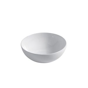 lavabo da appoggio / tondo / in ceramica / moderno