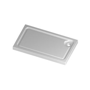 piatto doccia rettangolare / da incasso / in ceramica / antiscivolo