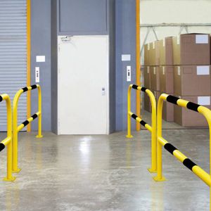 barriera di protezione in acciaio galvanizzato