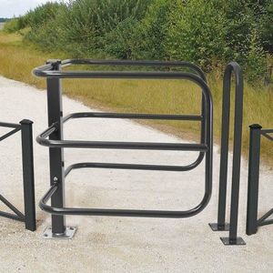 barriera di controllo accessi / a bilico / in acciaio galvanizzato / per spazio pubblico