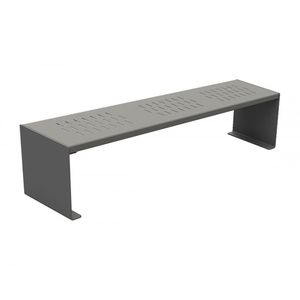 panca pubblica / moderna / in acciaio galvanizzato / in acciaio verniciato