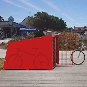 pensilina per biciclette per spazi pubblici