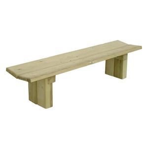 panca per spazi pubblici in legno 1
