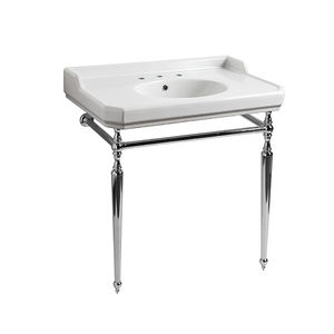 supporto per lavabo in metallo