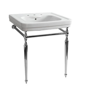 supporto per lavabo in metallo