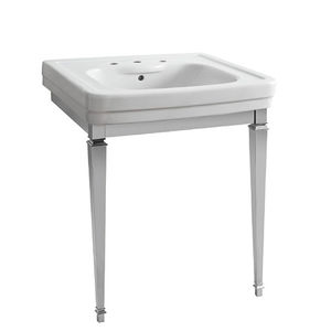 supporto per lavabo in metallo
