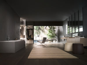 set doccia da incasso a muro / moderno / per hotel / con doccia a mano