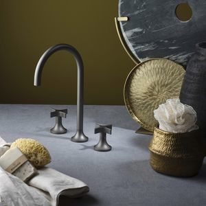 miscelatore doppio comando per lavabo
