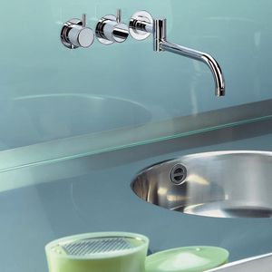 miscelatore doppio comando per lavabo
