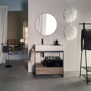 supporto per lavabo in metallo