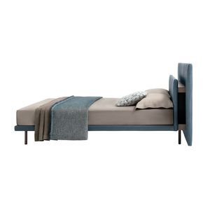 letto matrimoniale / moderno / imbottito / con testiera