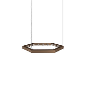 lampada a sospensione / moderna / in alluminio / fatta a mano
