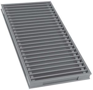 griglia di ventilazione in alluminio estruso
