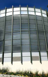 griglia di ventilazione in alluminio / rettangolare
