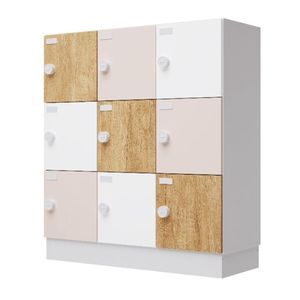 armadietto spogliatoio in legno
