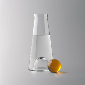 caraffa in vetro soffiato / in cristallo / contract / per uso domestico