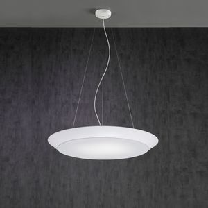 lampada a sospensione / moderna / in tela / LED