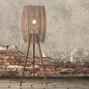lampada da terra / moderna / in metallo / in corda