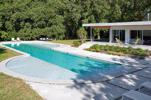 piscina interrata / in calcestruzzo / su misura / corridoio di nuoto