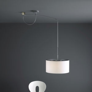 lampada a sospensione / moderna / in cotone / regolabile