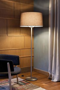lampada da terra / moderna / in metallo / in cotone