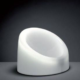 lampada da comodino / design originale / in Plexiglas® / fluorescente compatta