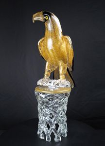 scultura in vetro di Murano