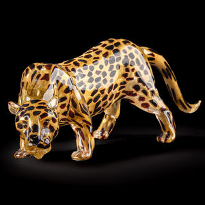 scultura in oro
