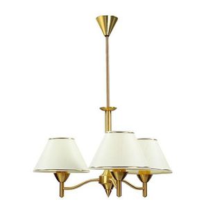 lampadario classico / in metallo / in tessuto / LED