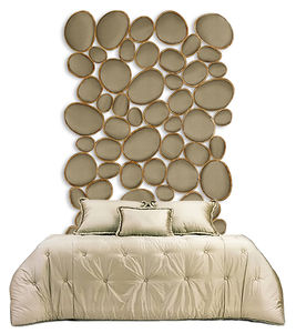 testiera per letto matrimoniale / design originale / in tessuto
