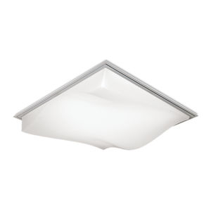 luce da incasso a soffitto / LED / quadrata / in lamiera d'acciaio