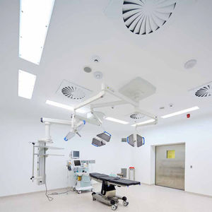 luce da incasso a soffitto / LED / lineare / in lamiera d'acciaio