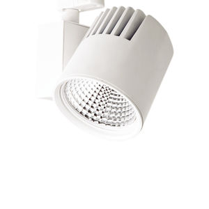 faretti a binario LED / tonda / in alluminio / in ghisa di alluminio