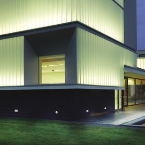 luce da incasso a muro / LED / tonda / da esterno