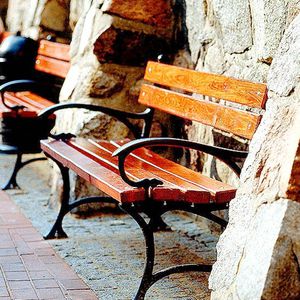 panca per spazi pubblici classica