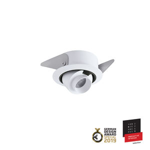 downlight da incasso a soffitto / LED / tondo / in alluminio