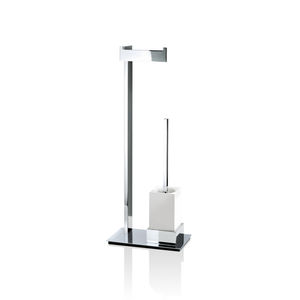 scopino per WC in ottone cromato / in ottone placcato oro / da pavimento