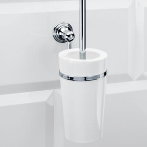 scopino per WC in ottone cromato / in ottone placcato oro / da parete